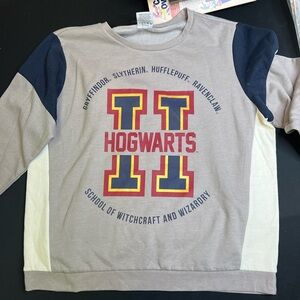 Hogwarts Kids Sweatshirt - Beige, Cream, and Navy